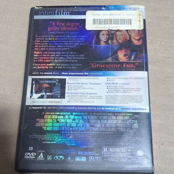 Final Destination DVD Lot 1, 2, 3, & 4 - Picture 7 of 13